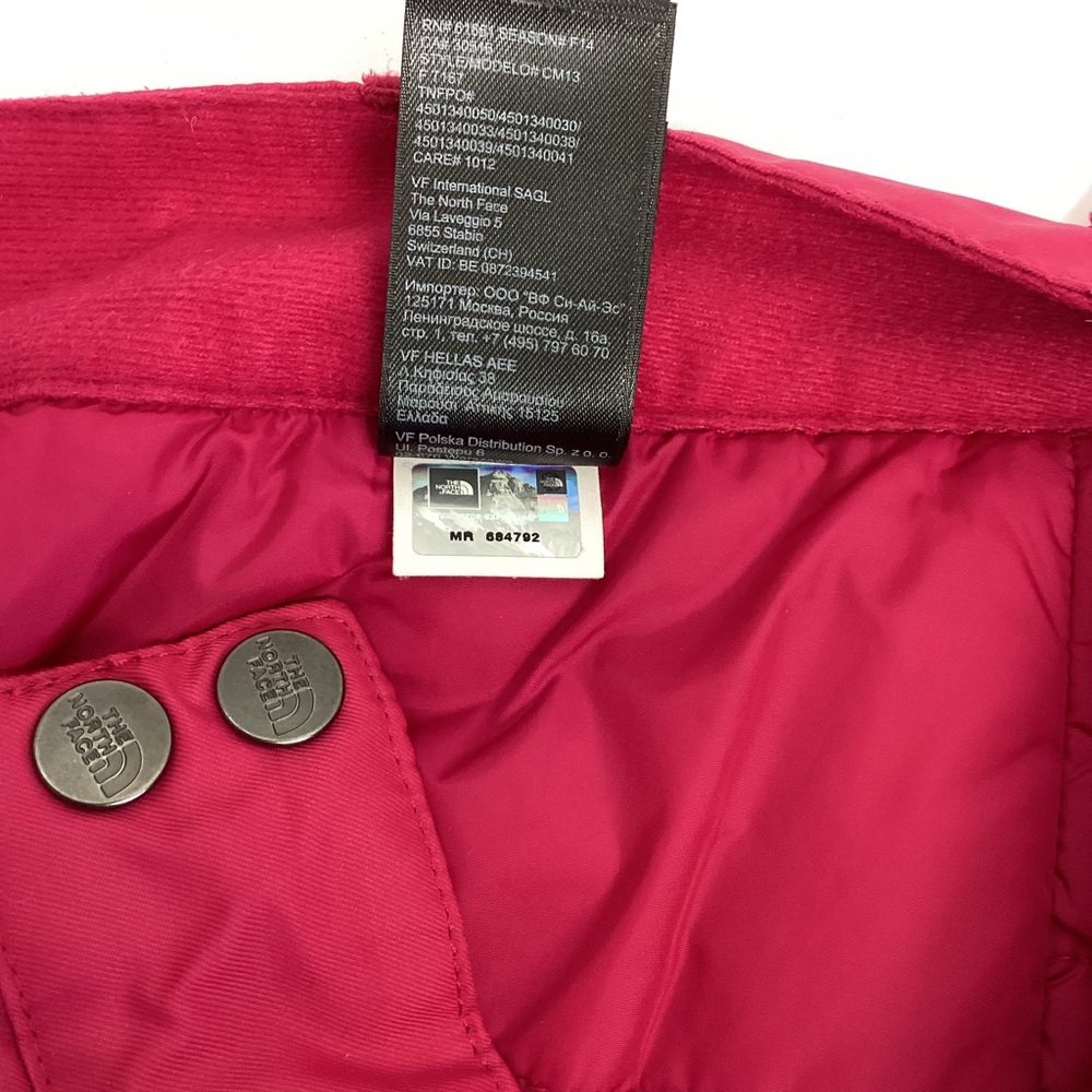 The North Face Women’s Sally Ski Snow Pants in Cerise Pink | Small - Picture 13 of 16